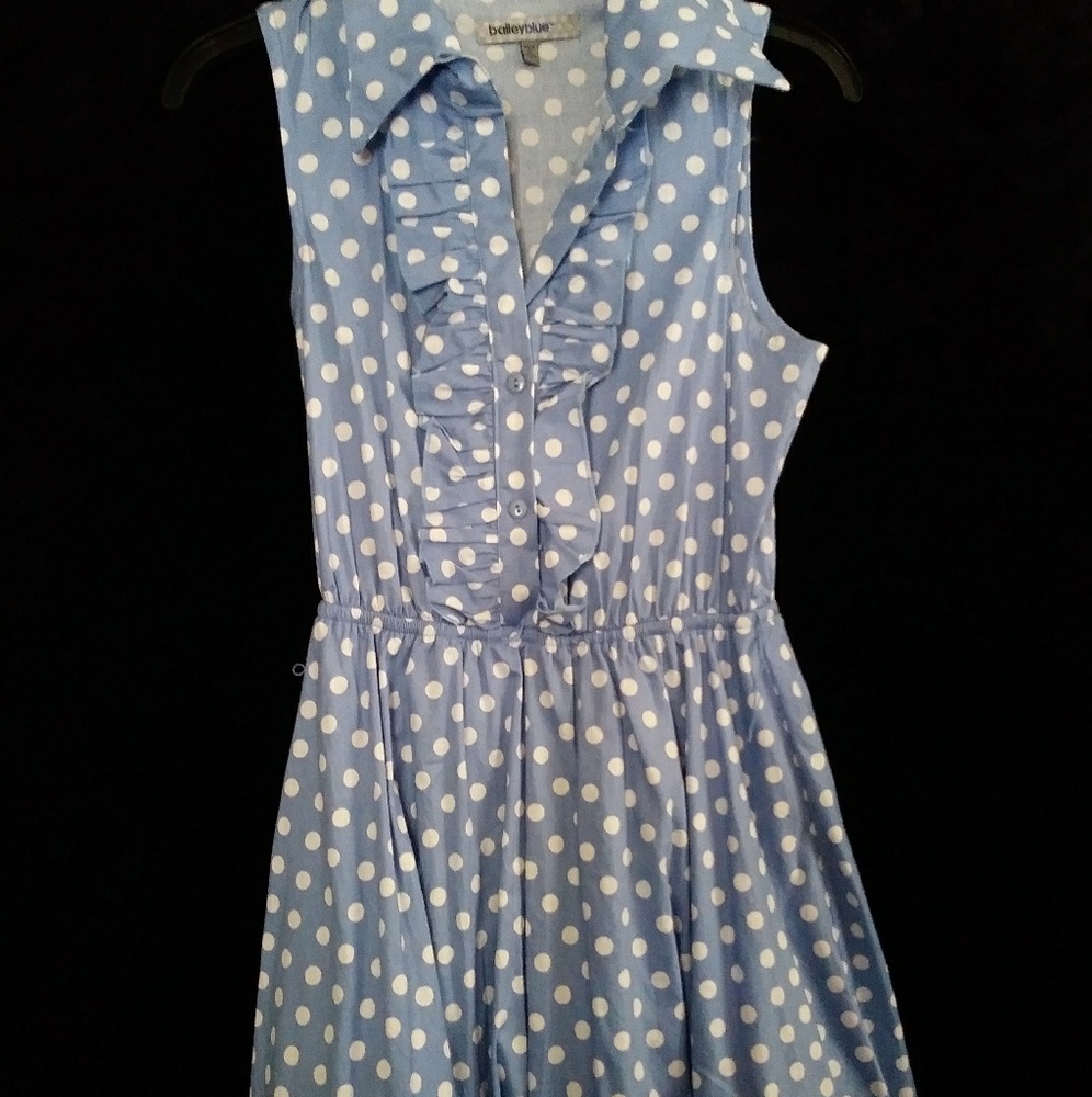 Polka dotted dress